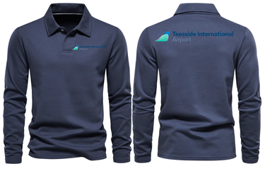 TEESSIDE AIRPORT LONG SLEEVE POLO